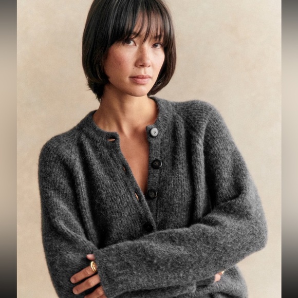 Sezane Sweaters - OTHELLO Sweater in charcoal grey xxl